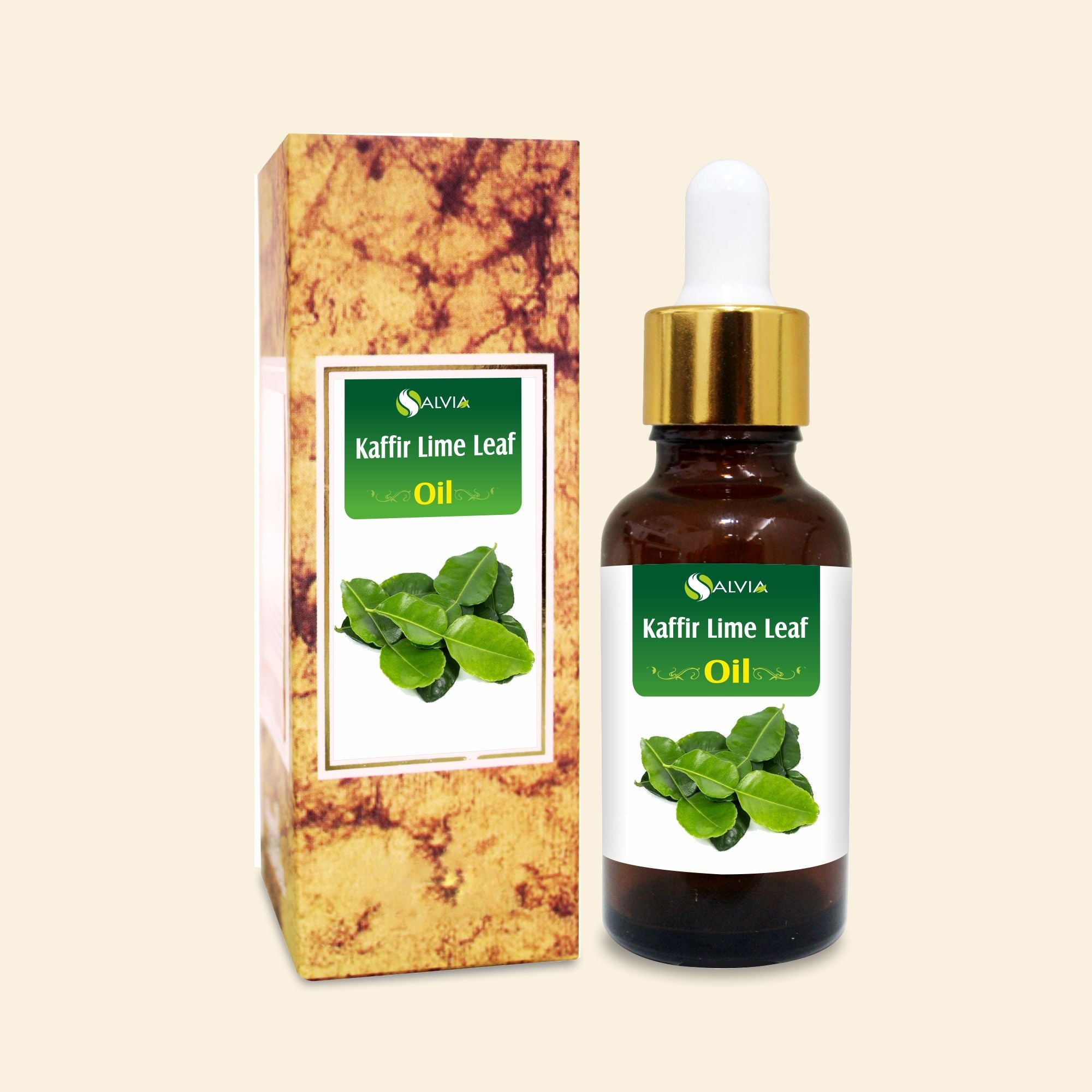 Salvia Natural Essential Oils,Hair Fall Kaffir Lime Leaf Oil (Citrus Hystrix) Natural Essential Oil